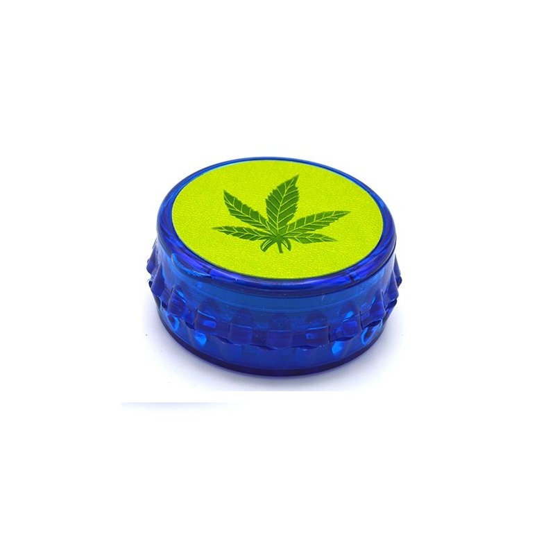 Grinder Tutun Plastic Cap Leather Toro Blue in magazin la oferta