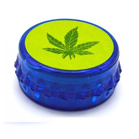 Grinder Tutun Plastic Cap Leather Toro Blue in magazin la oferta