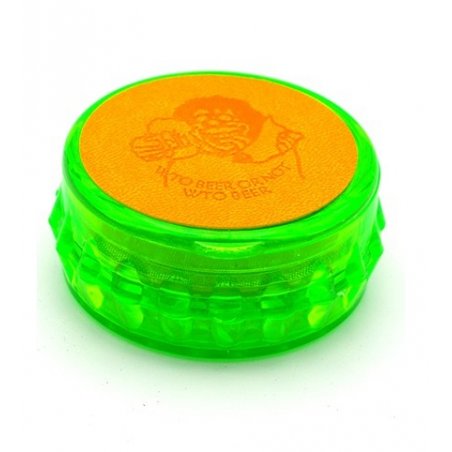 Grinder Tutun Plastic Cap Leather Toro Verde in magazin la oferta