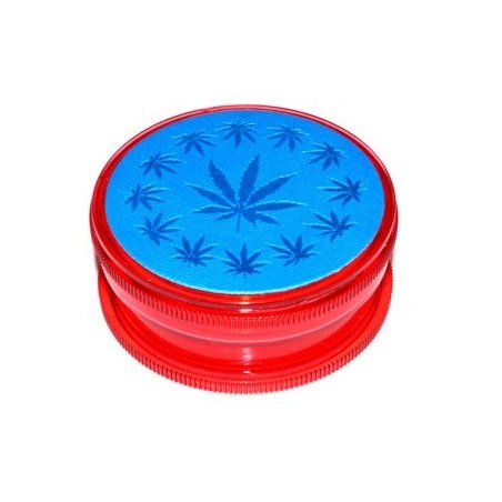 Grinder Tutun plastic Leather Toro Red in magazin la reducere