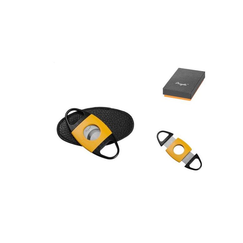 Cutit Trabucuri Angelo Cutter Plastic Galben Negru 500000 cadou oferta