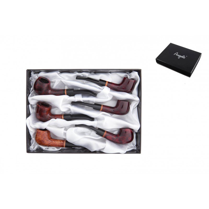 Pipe Angelo Midi Ebonit 6 pcs 302370 in magazin la oferta