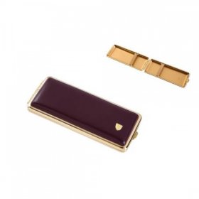 Tabachera Tigari von Hofe Purple Leather in magazin la reducere