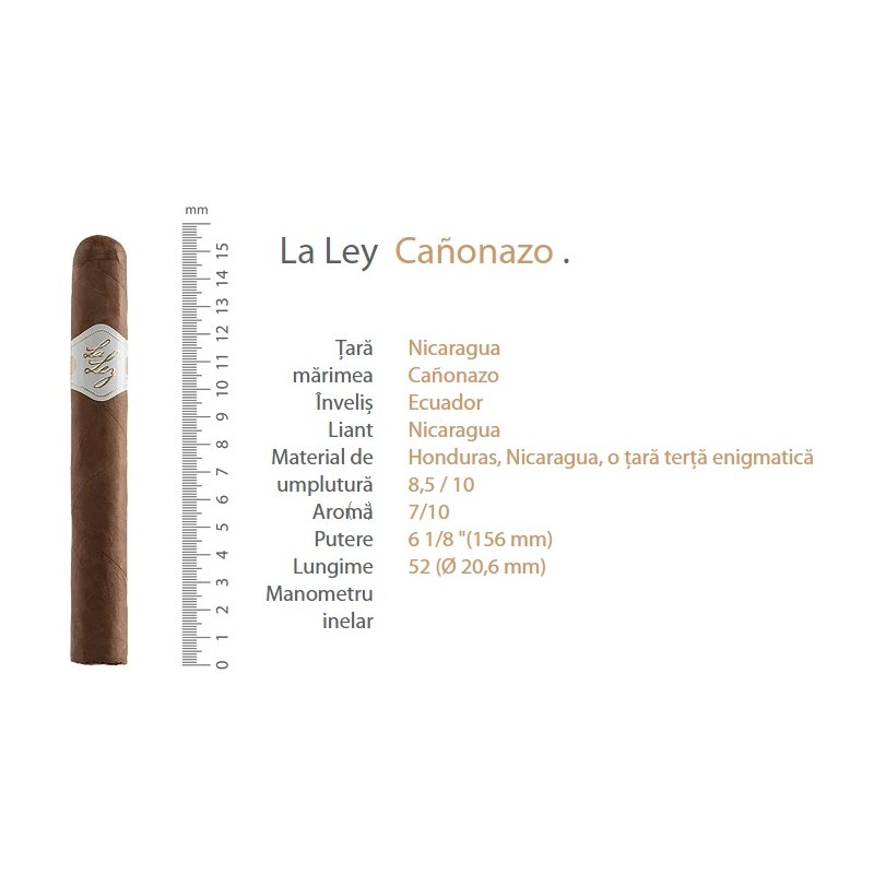 Trabucuri La Ley Canonazo 21 cumpar trabucuri La Ley Nicaragua ieftine