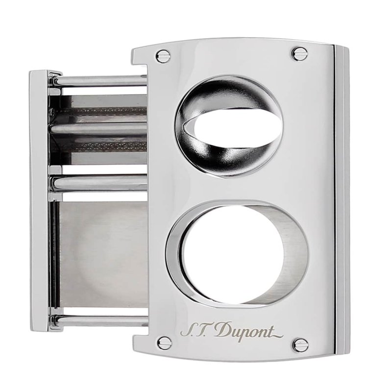 Ghilotina trabucuri S.T Dupont Traditional Double Blade Silver ieftin