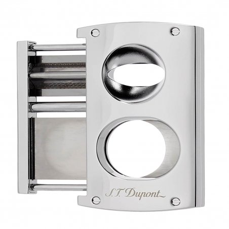 Ghilotina trabucuri S.T Dupont Traditional Double Blade Silver ieftin