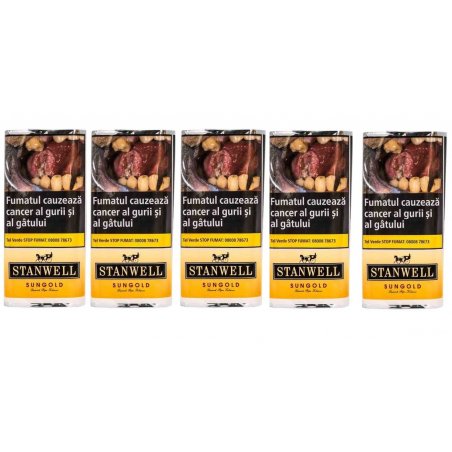 Tutun de pipa Stanwell Sungold 5 Pachete cu tutun de pipa Stanwell