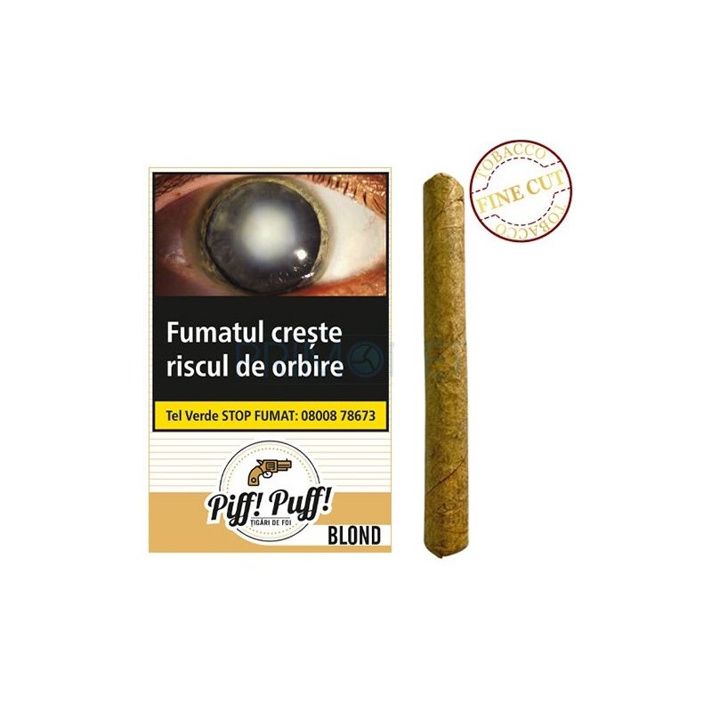 Tigari de foi Piff Puff Blond Vanilie 5 cumpar tigari de foi Piff Puff