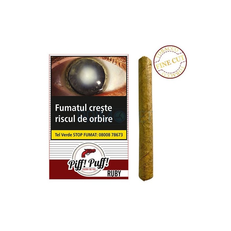 Tigari de foi Piff Puff Ruby Cirese 5