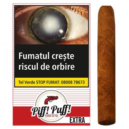 Tigari de foi Piff Puff Extra 10 Pachete cu tigari de foi Piff Puff pret
