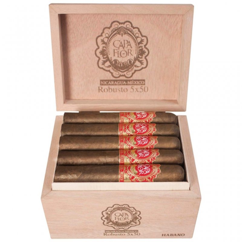 Trabucuri Capa Flor Robusto Habano 20