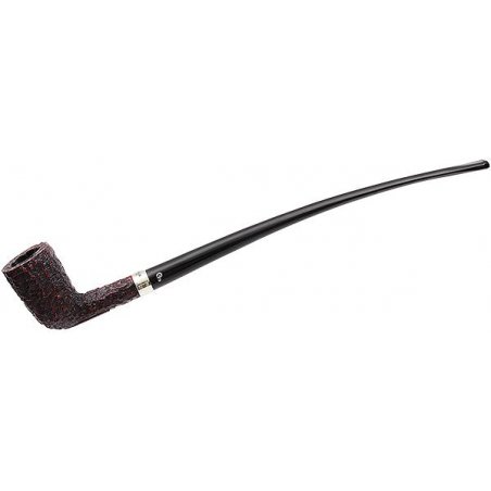 Tutungerie Pipa Peterson Churchwarden Rusticated Dublin Fishtail
