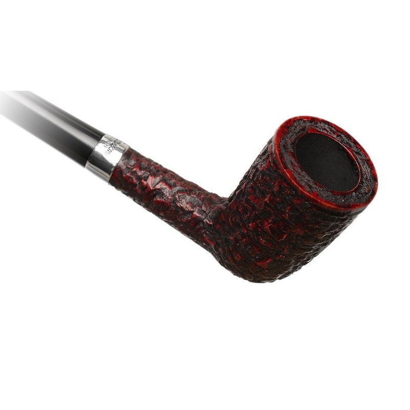 Tutungerie Pipa Peterson Churchwarden Rusticated Dublin Fishtail