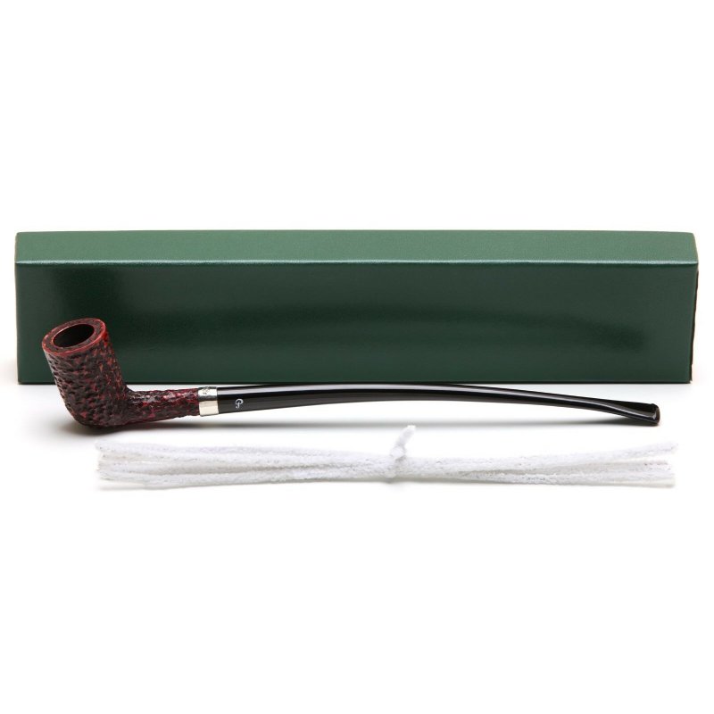 Tutungerie Pipa Peterson Churchwarden Rusticated Dublin Fishtail