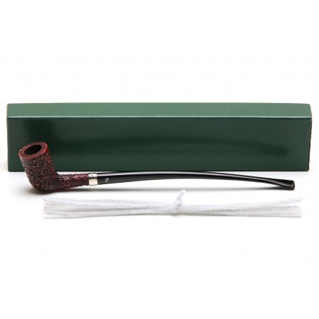 Tutungerie Pipa Peterson Churchwarden Rusticated Dublin Fishtail