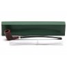 Tutungerie Pipa Peterson Churchwarden Rusticated Dublin Fishtail