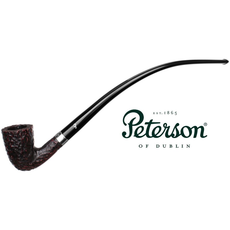Pipa Peterson Churchwarden Rusticated D16 Fishtail