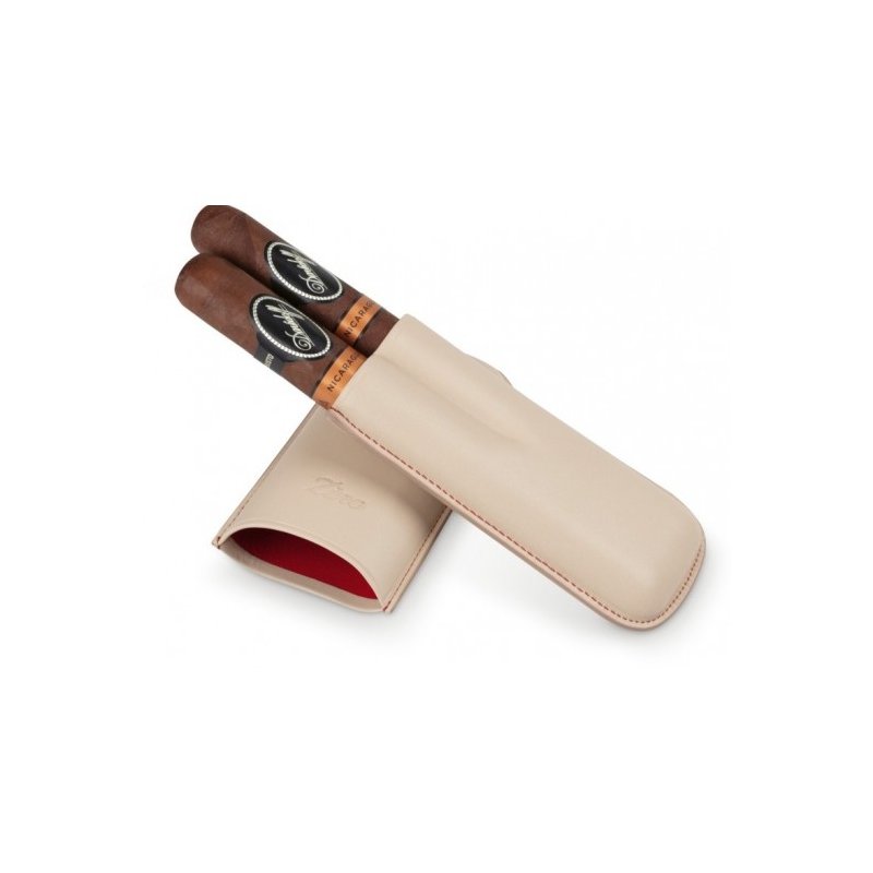 Etui 2 trabucuri Robusto Zino R2 Beige Red accesorii pentru trabucuri