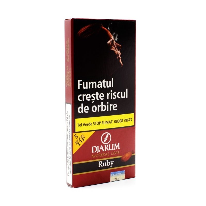 Tigari de foi Djarum Wood Tips Ruby Cherry 5 caut tigari de foi Djarum