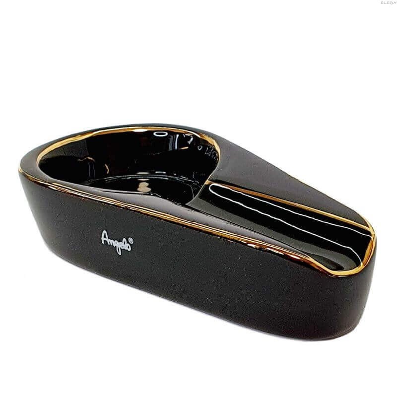 Scrumiera trabuc Angelo Black accesorii fumator trabucuri de vanzare