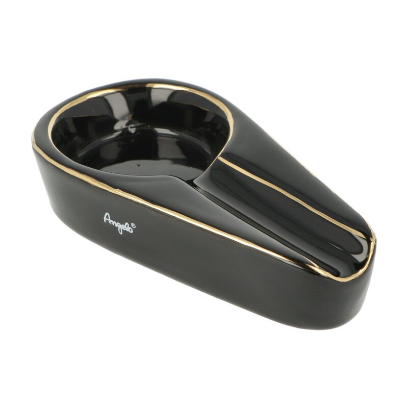 Scrumiera trabuc Angelo Black 421008