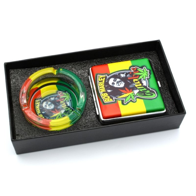 Set scrumiera si tabachera Toro Bob Marley