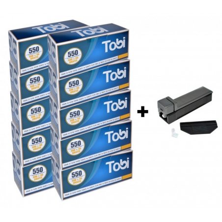 Set Tuburi tigari injectat tutun Tobi 5500 si aparat umplut tuburi