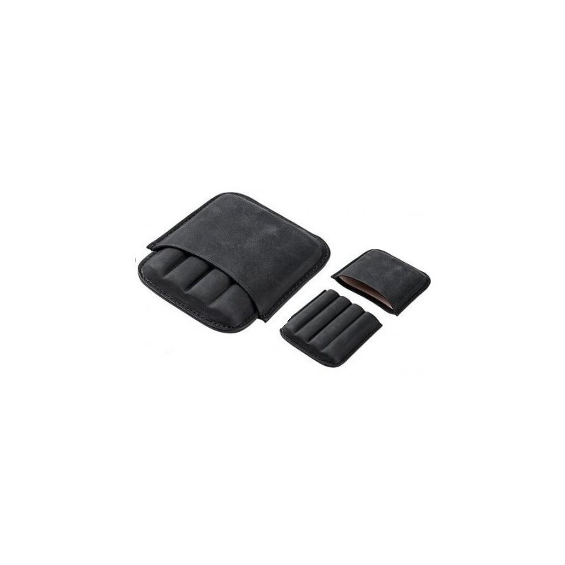 Etui trabucuri Angelo Short Black 814010