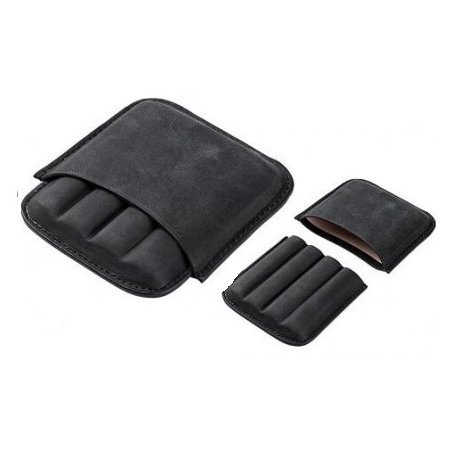 Etui trabucuri Angelo Short Black 814010
