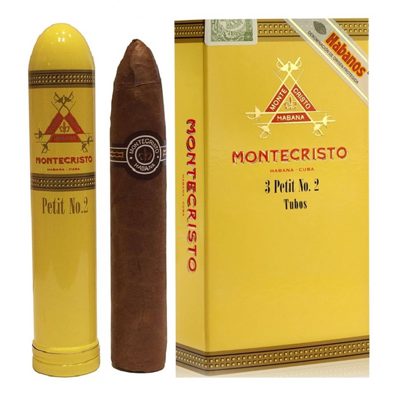 Trabucuri Montecristo Petit No. 2 Tubos 3