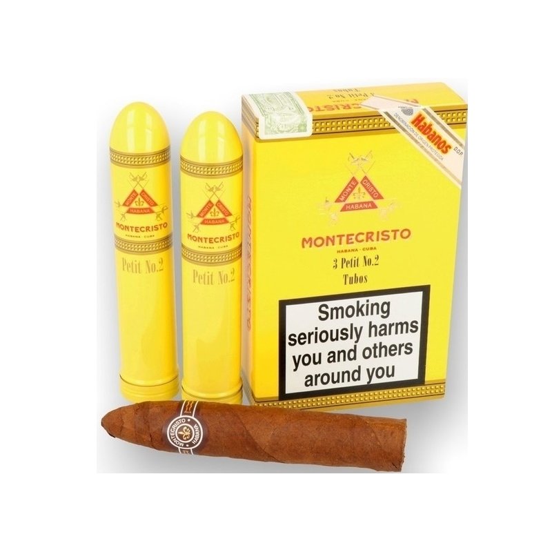 Trabucuri cubaneze Montecristo Petit No. 2 Tubos 3 ieftine