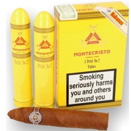 Trabucuri cubaneze Montecristo Petit No. 2 Tubos 3 ieftine