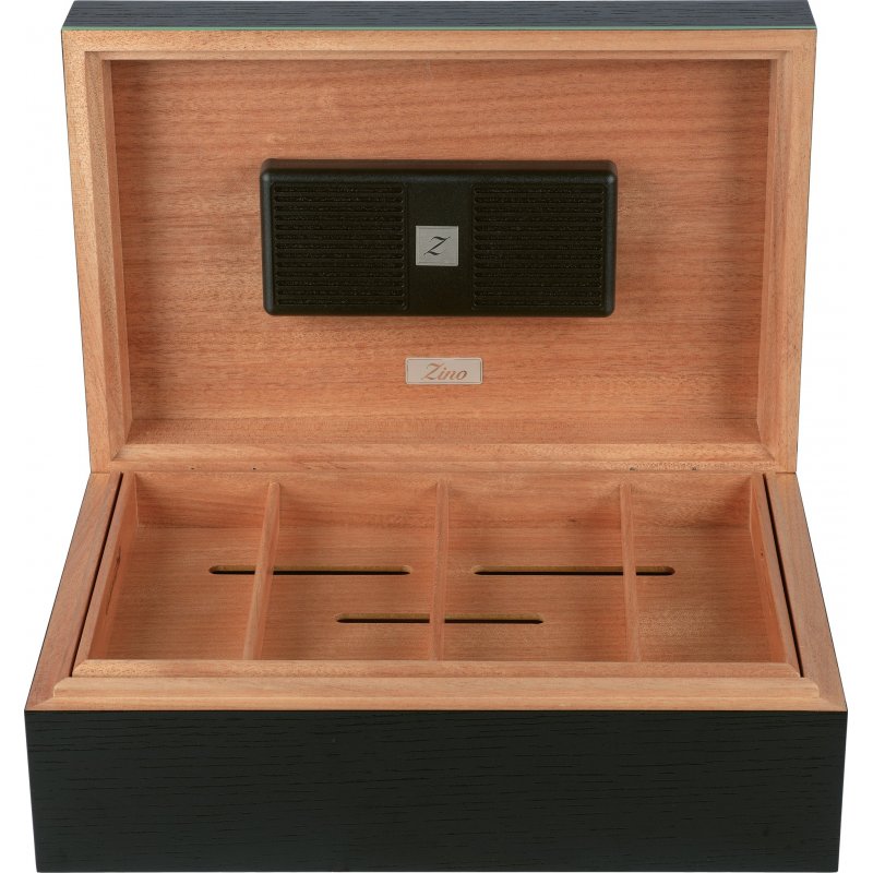 Humidor Zino Davidoff Z80 Black and Mint accesorii premium trabucuri
