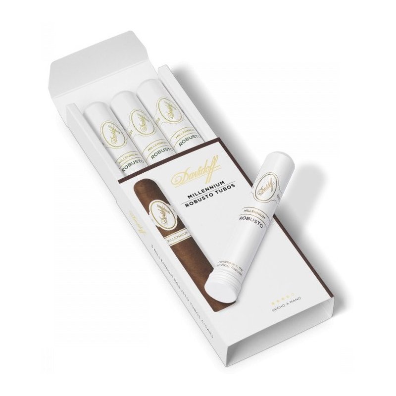 Trabucuri Davidoff Millennium Blend Robusto Tubos 3