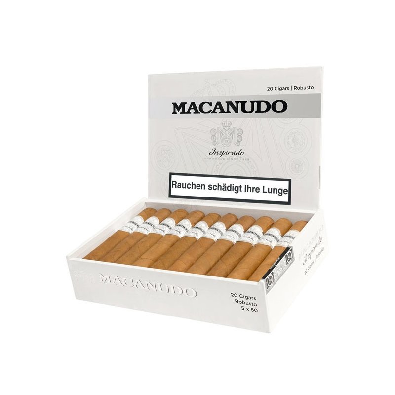 Trabucuri Macanudo Inspirado White Robusto 20