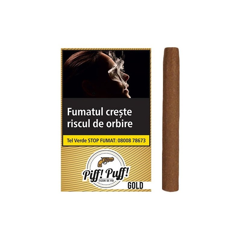 Tigari de foi Piff Puff Gold 48g 5