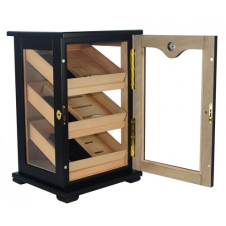 Humidor trabucuri Andreas Cabinet Black 1066 accesorii fumatori