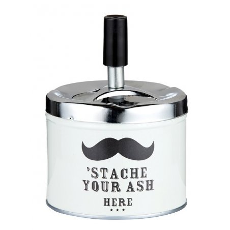 Scrumiera Angelo Spin Stache White 400662 tutungerie ieftina