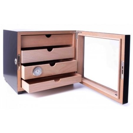 Humidor trabucuri Angelo Cabinet Black 920008 accesorii trabucuri