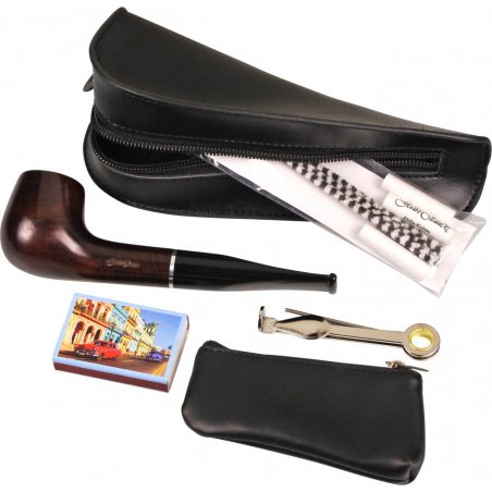 Set pipa si accesorii Starter Pack Jean Claude Black