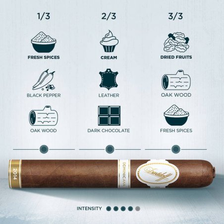 Trabucuri Davidoff Dominicana Toro 10 fumez tigari dominicane