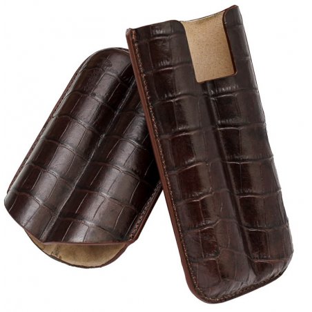 Etui 2 trabucuri Angelo Puro Croco tutungerie trabucuri Cuba