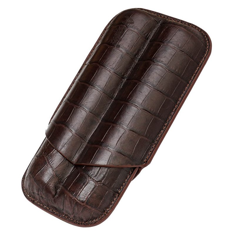 Etui 2 trabucuri Angelo Puro Croco 812210