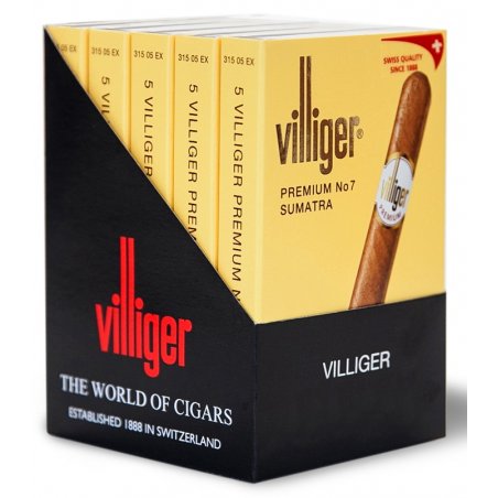 Tigari de foi Villiger Premium No.7 Sumatra 5 pachete