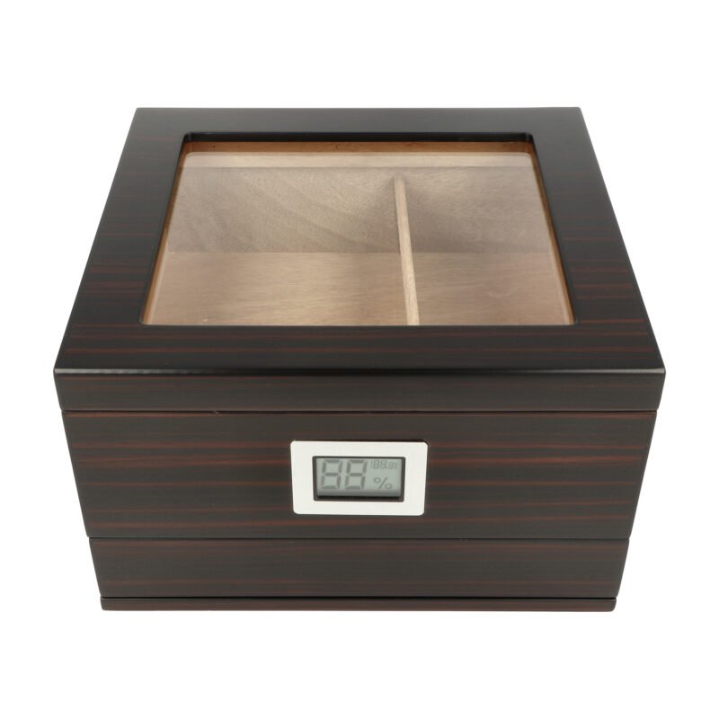 Humidor trabucuri Glossy Ebony 562023 accesorii trabucuri premium