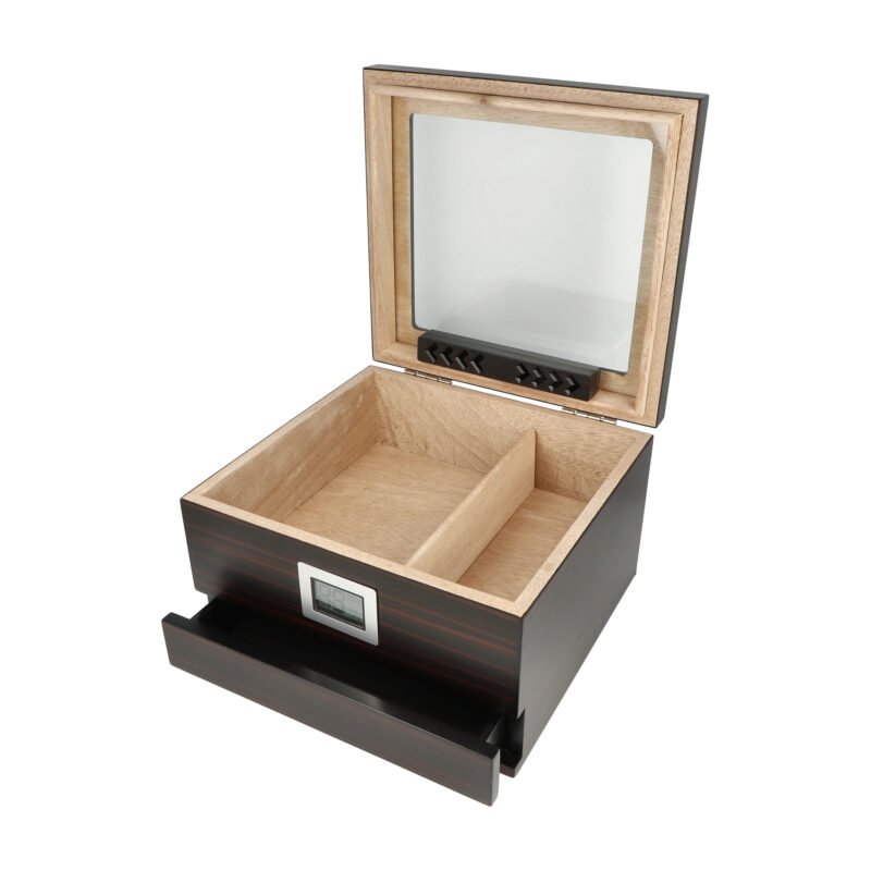 Humidor trabucuri Glossy Ebony 562023 accesorii trabucuri premium