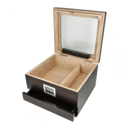 Humidor trabucuri Glossy Ebony 562023 accesorii trabucuri premium