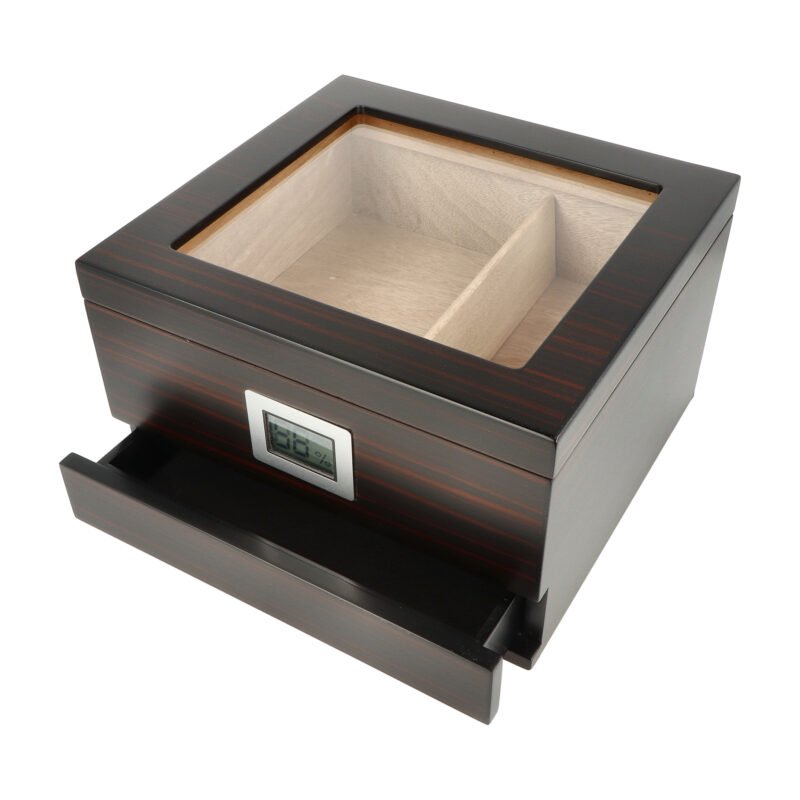 Humidor trabucuri Glossy Ebony 562023 accesorii trabucuri premium