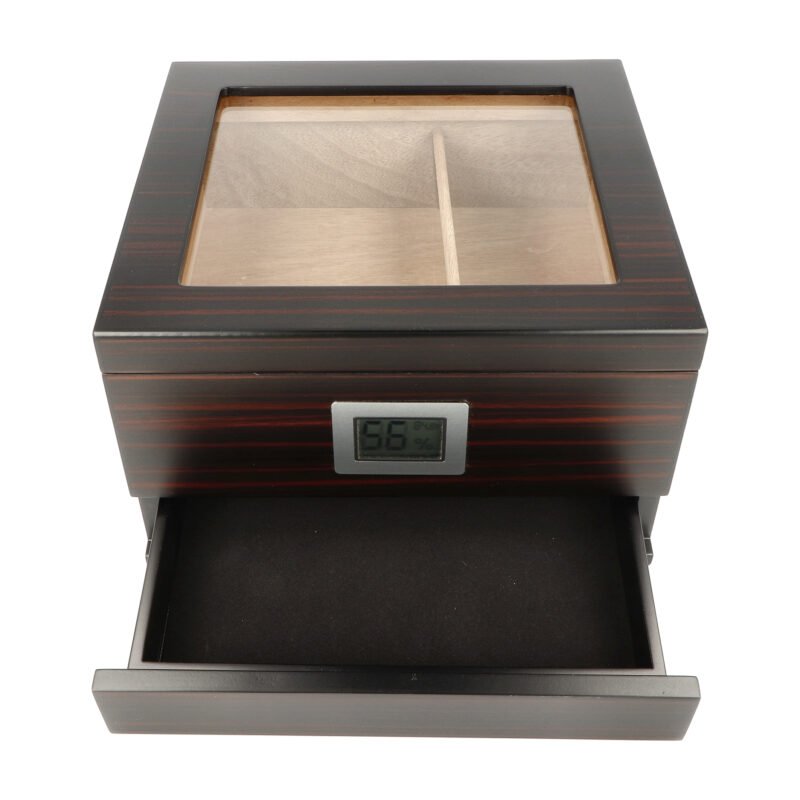 Humidor trabucuri Glossy Ebony 562023 accesorii trabucuri premium
