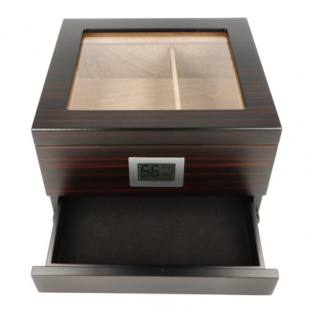 Humidor trabucuri Glossy Ebony 562023 accesorii trabucuri premium